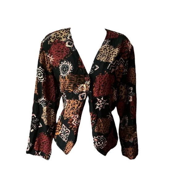 90s Multi colored Top - Picture 2 of 4